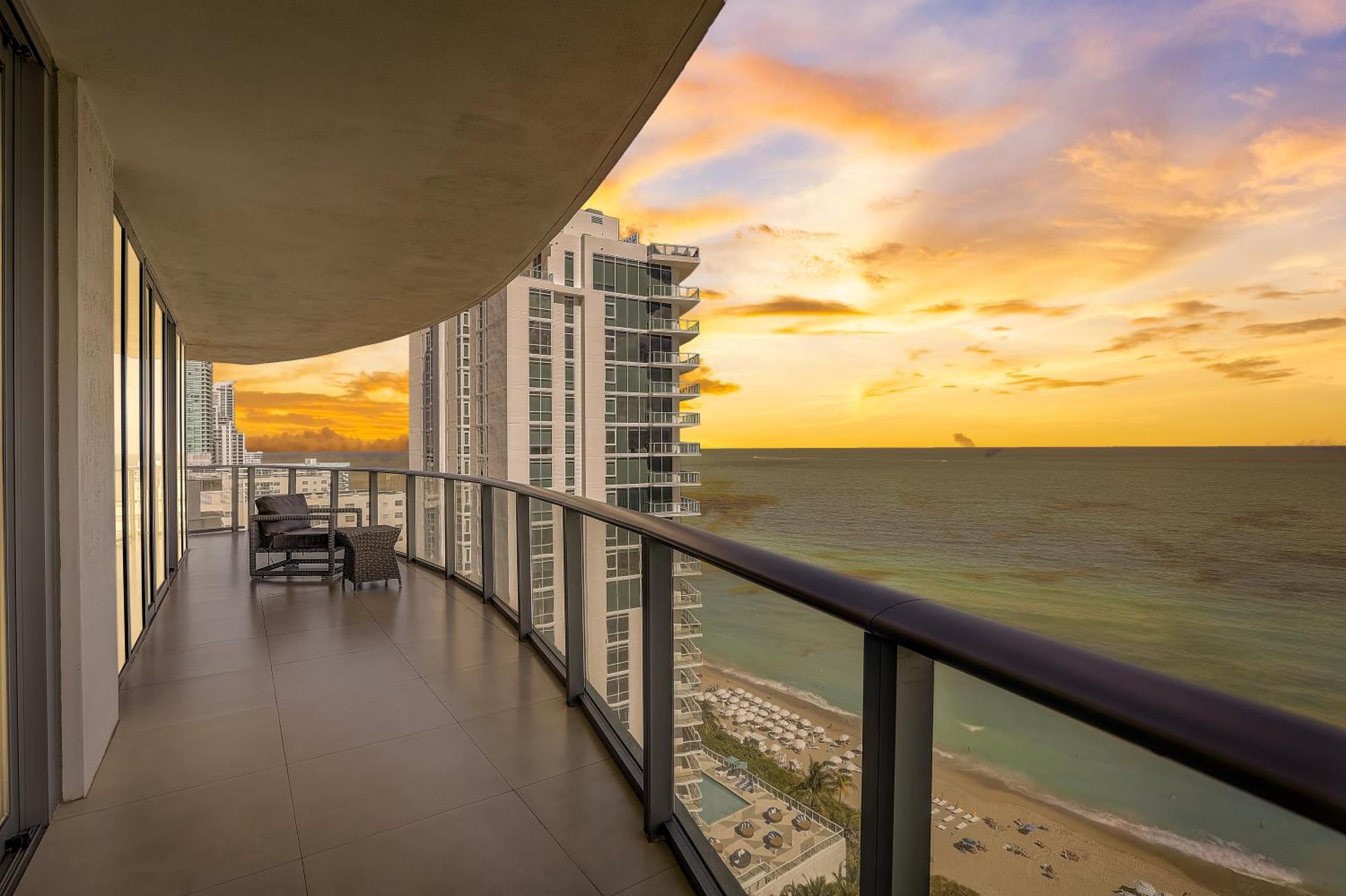 1502 - Stunning Ocean View At The Beach Daire Hollywood Dış mekan fotoğraf